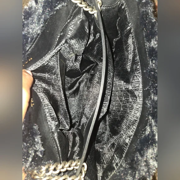 Like New Kurt Geiger Kensington XXL Faux Fur Convertible Shoulder Bag - Picture 11 of 17